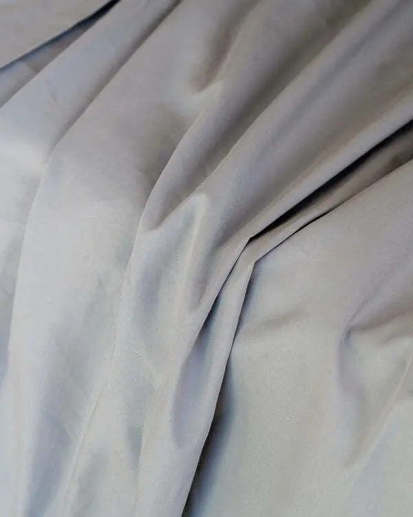 Alternative view of Signature Percale Solid Sheet Set Grey | Sand Cloud